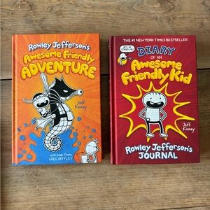 Set of 2 “Awesome Friendly” books. Hardcover.